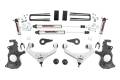 Rough Country's 3.5in knuckle suspension lift kit for 2011-2019 GMC Sierra & Chevy Silverado 2500/3500 HD w/ V2 Monotube