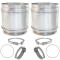 NEW Detroit & Freightliner One Box Full Service DPF Replacement Kit | Filters + Clamps + Gaskets | A0014903492, A6809950302, A6809950202, A6804910480 | Freightliner / Western Star / Detroit Diesel DD13 / DD15 / DD16