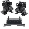 New 17-19 6.6L GM Duramax Motor Mount Kit | Front Right + Front Left + Rear Trans | 2017-2019 GM Duramax 6.6L