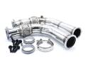 Exhaust Parts & Systems - Exhaust Systems - DieselSite - DieselSite 6.5L GM Bellowed Stainless Crossover Pipe | 1992-2000 GM 6.5L