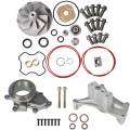 Turbo Systems - Turbo Install Kits & Clamps - Freedom Injection - NEW Ford 7.3 Powerstoke Turbo Refresh Upgrade Kit w/ Wheel, Turbo Pedestal & Exhaust Housing Kit | 1999-2003 Ford Powerstroke 7.3L