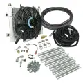 BD Diesel Xtrude Transmission Cooler With Fan | 1030606-1/2 | Dodge/Ford 1994-2016 Complete Kit 1/2in Lines