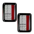 Recon Jeep LED Tail Lights Clear Lens | 264234CL | 2007-2018 Jeep JK Wrangler 