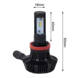 Outlaw Lights LED Headlight Kit | 1999-2006 GMC Sierra Low Beams | 9006-HB4 (3)