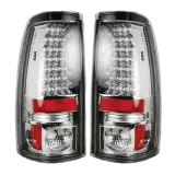 Recon GM/Chevy LED Tail Lights Clear Lens | 264173CL | 1999-2007 Silverado & Sierra