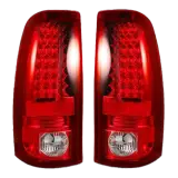 Recon GMC/Chevy LED Tail Lights W/ Red Lens | 264173RD | 1999-2007 Silverado & Sierra