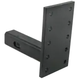 Convert-A-Ball Cushioned, Adjustable Pintle Mounting Bar for 2" Hitches - 10 Holes - 10,000 lbs | CDCAM-PC-3 | Universal Fitment