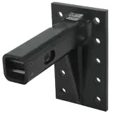Convert-A-Ball Cushioned, Adjustable Pintle Mounting Bar for 2" Hitches - 10 Holes - 10,000 lbs | CDCAM-PC-3 | Universal Fitment (2)