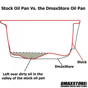 DMAX Diesel LB7, LLY, LBZ, & LMM High Capacity Oil Pan (2)