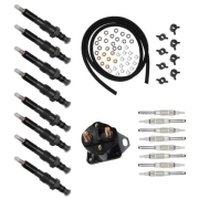 Ford 7.3 & 6.9 IDI Injector Set, Return Line Super Kit, & Glow Plugs with Controller | 1983-1993 Ford IDI 6.9L / 7.3L