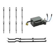 NEW LB7 Duramax Complete Glow Plug Kit w/ Straps, Relay, & Plugs | 97371492, 97209343, 97226202 | 2001-2004.5 GM Duramax LB7 6.6L