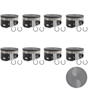 New GM 4.8 & 5.3 Truck & Van Piston Set (8) | 3526HCA, 224-3887 | 2010-2016 GMC, Chevrolet 4.8L / 5.3L Engines