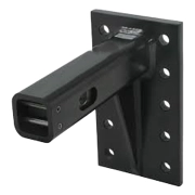 Convert-A-Ball Cushioned, Adjustable Pintle Mounting Bar for 2" Hitches - 10 Holes - 10,000 lbs | CDCAM-PC-3 | Universal Fitment (2)