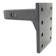 Convert-A-Ball Cushioned Adjustable Pintle Mounting Bar for 2" Hitches - 8 Holes - 10,000 lbs | CDCAM-PC-2 | Universal Fitment