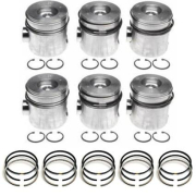 NEW 04.5-07 Dodge Ram 5.9 Cummins Pistons & Rings Set | 3966678, 2243673 | 2004.5-2007 Dodge Ram Cummins 5.9L