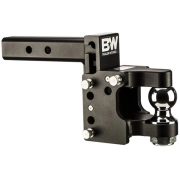 B&W Trailer Hitches Class V 2 1/2" Receiver/Pintle Tow & Stow 8.5" Drop 4.5" Rise w/ 2" Ball | TS20055 | Universal Fitment