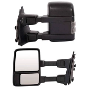 NEW 99-07 Ford F250 & F350 Sequential Power Mirror Set w/ Smoked LED Turn Signal | 1999-2007 Ford Super Duty