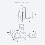 BorgWarner 5.9 Cummins S300GX (57/65/.80) Turbo | 174430 (2)