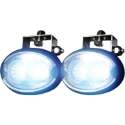 Recon LED Elliptical Oval Driving/Utility Lights Kit | 264500BK (2)