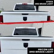 Recon Dodge LED 3rd Brake Light Clear Lens White Light | 264112CL (5)