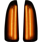 Recon Ford Side Mirror Smoked Lens w/ White/Amber LEDs | 264120WHBK (3)