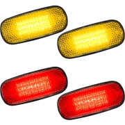 Recon Dodge Dually Red/White Fender Lights | 264131CL (2)
