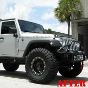 Recon Jeep Front Fender Light Amber LED Clear Lens | 264135CL (3)