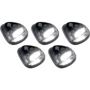 Recon Ford LED Cab Roof Light Set Smoke Lens & White LED's (5-Piece Set) | 264143WHBKHP (3)