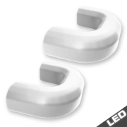 Recon Chevrolet Tow Hook Covers (w/ LED Option) | 264004CHHD (5)