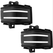 Recon Ford LED Side Mirror (w/ White LED & Smoked Lens) | 264245WHBKX (2)