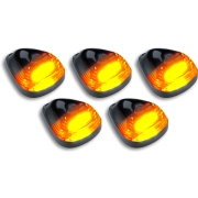Recon LED Cab Roof Light Set Smoke Lens & Amber LED's (5-Piece Set) | 264143BKHP (4)