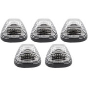 Recon Cab Light Set w/ White LED & Clear Lens (5-Piece Set) | 264143CLHPWH (2)
