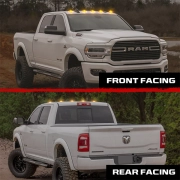 Recon LED Cab Roof Light Set w/ Amber LED & Multiple Lens Options (5-Piece Set) | 264345 (7)