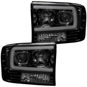 Recon Ford Projector Headlights OLED Halos | 264192 (3)