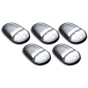 Recon Cab Roof Lights White LED's w/ Lens Options (5-Piece Set)  | 264146 (2)