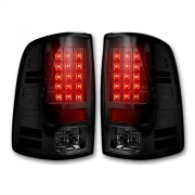 Recon Dodge LED Tail Lights w/ Smoked Lens (Replaces OEM LED Only) | 264236BK (2)