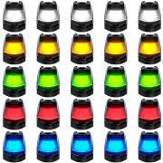 Recon Multi-Colored LED Cab Roof Lights (5-Piece Set) | 264342CLRGB, 264342BKRGB (6)
