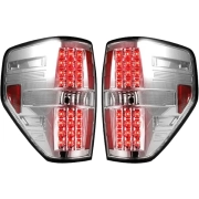 Recon Tail Lights w/ White LED & Clear Lens | 264168CL (2)