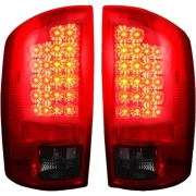 Recon Tail Lights w/ Red LED & Smoked Lens | 264171RBK (2)