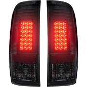 Recon "Straight Side" LED Tail Lights w/ Smoked Lens | 264172BK (2)