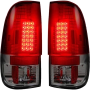 Recon Tail Lights w/ Red LED Smoked Lens | 264172RD (2)