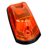 Recon Single LED Cab Roof Light w/ Amber LED (1-Piece Only) | 264342CLHPAMX, 264342BKHPAMX, 264342AMHPAMX (2)