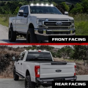 Recon Single LED Cab Roof Light w/ White LED (1-Piece Only) | 264342CLHPWHX, 264342BKHPWHX (5)