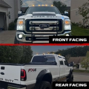 Recon Single LED Cab Roof Light Set Amber LEDs & Lens (1-Piece Only) | 264143AMHPAMX (5)