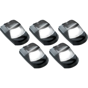 Recon Cab Roof Strobe White & Amber LED Lights w/ Clear or Smoked Lens (5-Piece Set) | 264343BKS, 264343CLS (6)