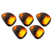 Recon Ford LED Cab Roof Light Set Amber LEDs & Smoked Lens (5-Piece Set) | 264143BKHPAM (5)