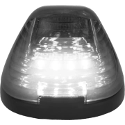 Recon Single LED Cab Roof Light w/ White LEDs & Smoked Lens (1-Piece Only) | 264143BKHPWHX (2)