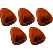 Recon Ford OLED Cab Roof Light Set w/ Amber OLED & Lens (5-Piece Set) | 264143AMHP (3)