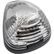 Recon Single LED Cab Roof Light w/ Amber LEDs & Clear Lens (1-Piece Only) | 264143CLHPX (3)