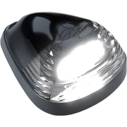 Recon Single LED Cab Roof Light w/ White LEDs & Clear Lens (1-Piece Only) | 264143WHBKHPX (2)